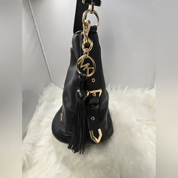 Michael Kors Black Bucket Bag with Gold Details - Picture 11 of 12